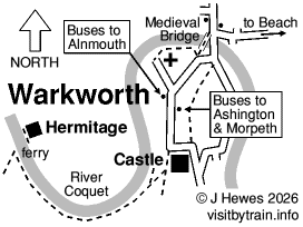 Warkworth map