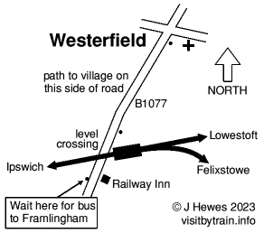 Westerfield map