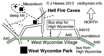 West Wycombe map