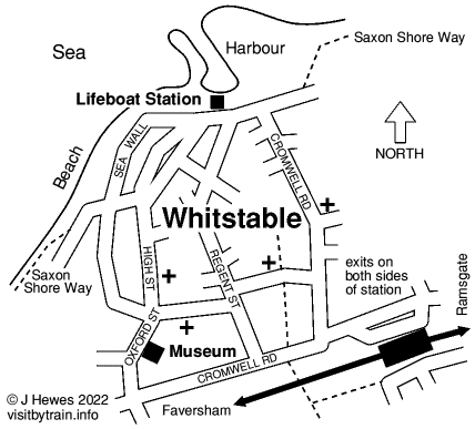 Whitstable map