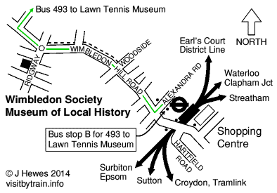 Wimbledon map