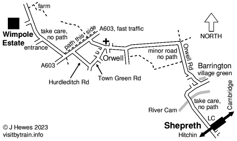 Wimpole map