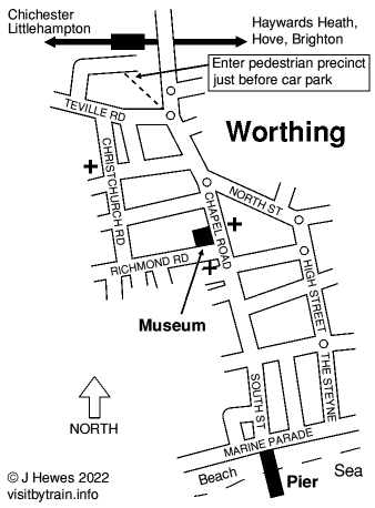 Worthing map