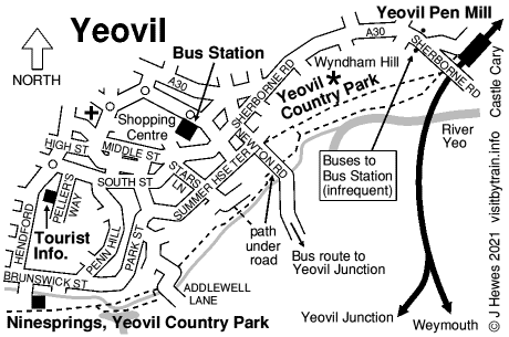 Yeovil map